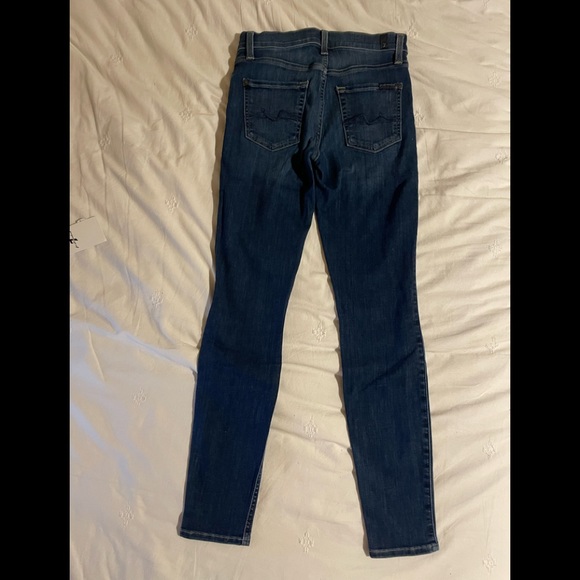 For All Man Kind 7 Jeans, Medium Wash, Size 26 Gwenevere Jean - Picture 2 of 4